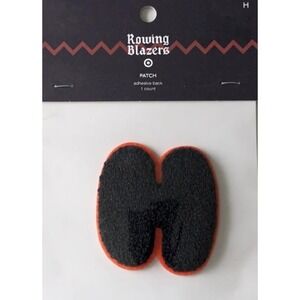 Brand New Limited Edition‎ Rowing Blazers x Target Letter Patch "H" Orange Navy